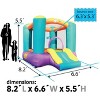 Pogo Bounce House Backyard Kids Residential Nylon Inflatable Indoor/Outdoor Bouncer with Slide for Small Kids - 2 of 4