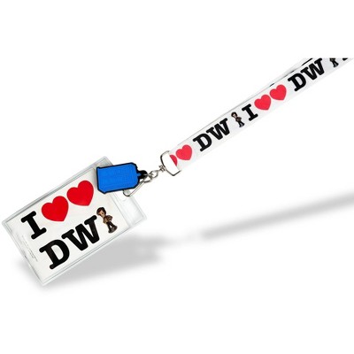 Seven20 Doctor Who I Heart the Doctor with 2D TARDIS Lanyard Charm