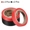 Unique Bargains PVC Stickiness Tennis Badminton Racket Grip Finishing Tapes 4 Pcs - 3 of 4