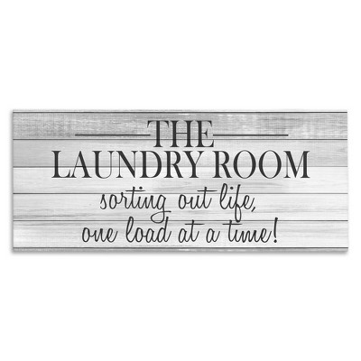 Stupell Industries Laundry Sorting Out Life, 30" x 13"