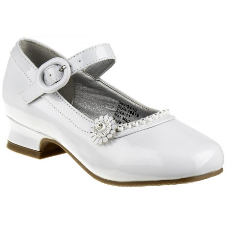 Josmo Big Kids Girls Dress Shoes White Patent 7 Target