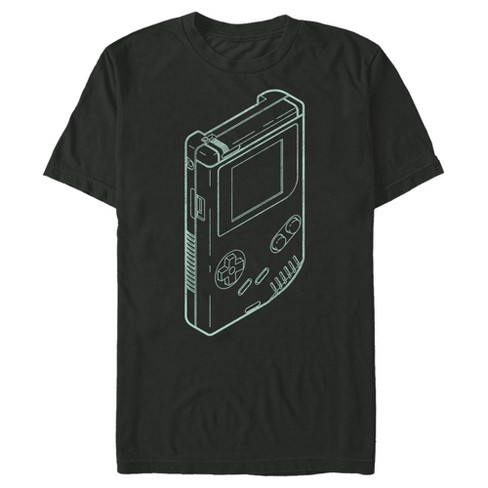 Men's Nintendo Diagram Game Boy T-Shirt - Black - Medium