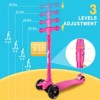 Scooters for Kids Age 3-5, Kick Scooter for Boys Girls Toddlers, 4 Adjustable Height, AEBC-9 Bearing - 2 of 4