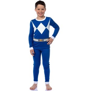 Power Rangers Boys' Red Ranger Classic Character Costume Sleep Pajama Set Red - 1 of 4