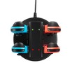 Insten Charger for Nintendo Switch & OLED Model Joy Con Controller, 4 in 1 USB Charging Station Dock Stand Accessories - 4 of 4