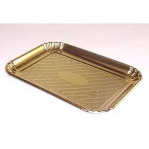 Novacart Gold Pastry & Cake Tray 11" x 14-5/8," Case of 100 - 1 of 1