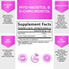 Myo-Inositol & D-Chiro Inositol 40:1 Ratio - Ovarian Health & Hormone Support - 120 Capsules By Nature's Glow - 2 of 4