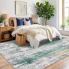 Coucheta Modern Abstract Washable Area Rug, Stain Resistant Non-Shedding Non-Slip Carpet for Living Room, Bedroom, Dining Room, Office - 4 of 4