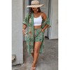 I AM A FASHION JUNKY Plus Size Two Pieces Printed Elastic Waist Sets - 4 of 4