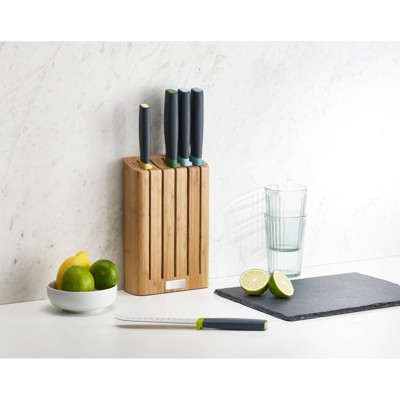 Joseph Joseph Joseph Joseph Elevate Bamboo 5-Piece Knife Block Set