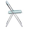 Transparent Folding Chair Chair Pc Plastic Living Room Seat - 4 of 4