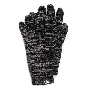Isotoner Men's Sleek Heat Gloves - Black L/xl : Target