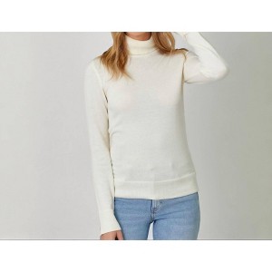 Women's Long Sleeve Turtleneck Sweater - mystree - 1 of 3