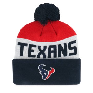 NFL Houston Texans Margin Knit Beanie: Sports Team Logo, Adult One Size - 1 of 2