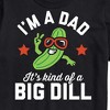 Men's - Instant Message - Dad Kind Of Big Dill Short Sleeve Graphic T-Shirt - 2 of 4