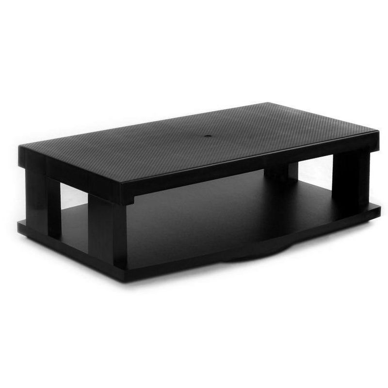 Aleratec Table Mount TV Stand 2-Tier For LCD/LED Flat TV Stand, Black, 1 of 6