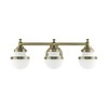 Livex Lighting Oldwick 3 - Light Vanity in  Antique Brass - 3 of 4