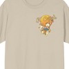 Garfield Cowboy Garfield Riding Odie Adult Pelican Crew Neck Short Sleeve T-shirt - 3 of 4