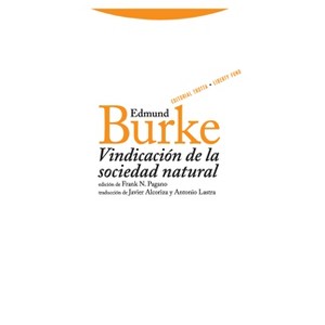 Vindicación de la Sociedad Natural - by  Edmund Burke (Paperback) - 1 of 1