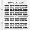 Lines Kids' Wall Decor Black - Decalcomania: Self-Adhesive Stripes, 270 Pieces, Plastic Wall Decals for All Ages - 2 of 4