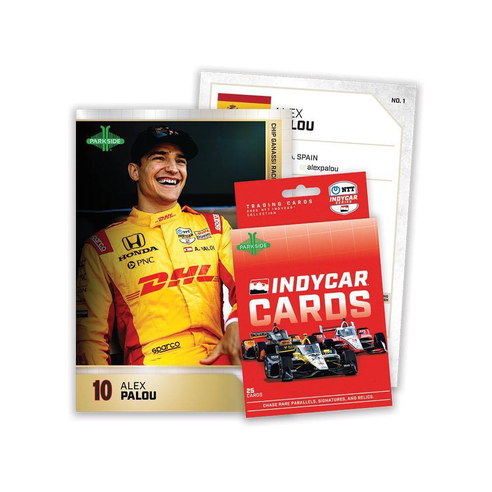 2025 Parkside Indycar Trading Card Hanger Box