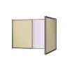 Ghent VisuALL PC Whiteboard Cabinet Fabric Bulletin Board Exterior Doors Beige GHE41300 - 2 of 4