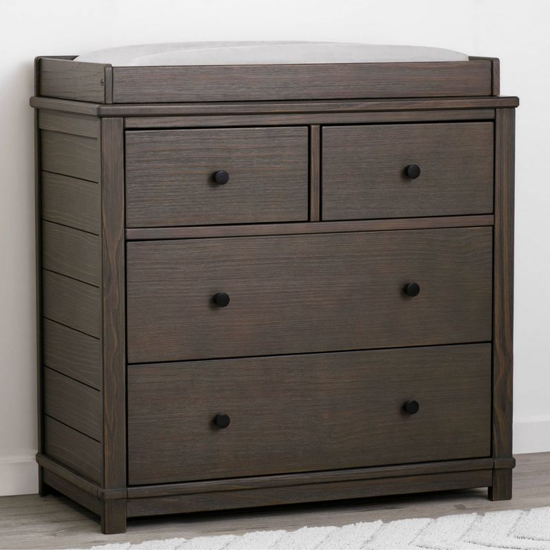 Simmons Kids' Monterey 4 Drawer Dresser with Change Top, 4 of 18