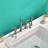 Double Handles Bridge Kitchen Faucet With Side Sprayer - 4 of 4