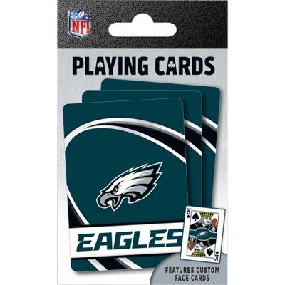 MasterPieces Officially Licensed NFL Philadelphia Eagles Playing Cards - 54 Card Deck for Adults