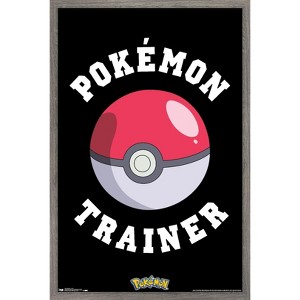 Trends International Pokémon - Trainer Framed Wall Poster Prints - 1 of 4