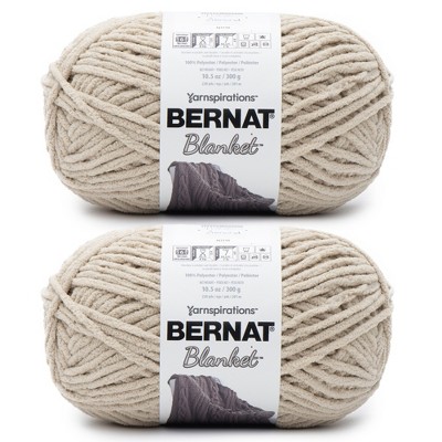 Bernat Blanket Big Ball Yarn 24 Pack-Almond