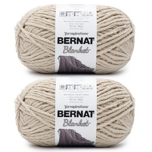 Bernat Blanket Big Ball Yarn 24 Pack-Almond - 1 of 4