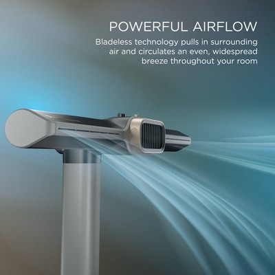 Shark TurboBlade Cool and Heat Ultra Customizable Bladeless Tower Fan and Heater Pivots Twists Oscillates TH202 - Thumbnail 5