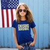 The Juniper Shop Chasing Sunshine Block Distressed Youth Short Sleeve Tee - 3 of 4