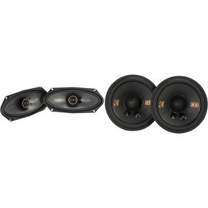 Kicker 51KSC41004 KS-Series 4x10" Coaxial Speakers with .5" tweeters w/ 51KSC2704 2.7" Bundle - 1 of 4