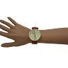 Olivia Pratt Quilted Detail Leather Strap Watch - image 4 of 4