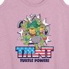 Women's - Teenage Mutant Ninja Turtles - Turtle Power Americana Graphic Racerback Tank - 2 of 4