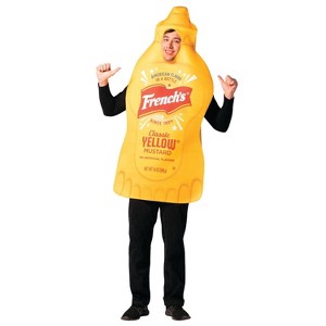 Imposta Costumes Adult McCormick French's Mustard Costume Bodysuit Yellow One Size - 1 of 1
