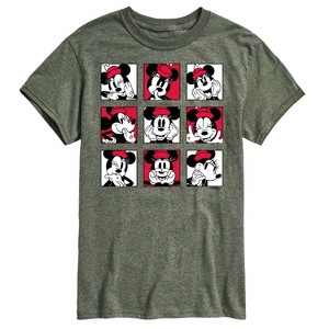 Men's - Disney - Minnie Grid Short Sleeve Graphic T-Shirt - 1 of 4