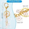 Unique Bargains  Metal Small Beautiful Personalized Flower Keychain for Handbag Purse - 2 of 4