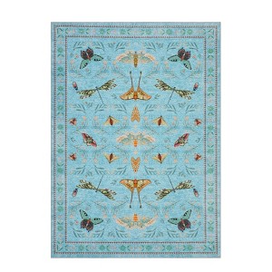 Garvee Insect Washable Rugs for Living Room Bedroom Ultra-Thin Non Slip Dining Room Soft Area Rug Stain Resistant Large Carpet for Office Nursery - 1 of 4