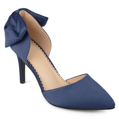 Journee Collection Womens Tanzi Pointed Toe Mid Heel Pumps