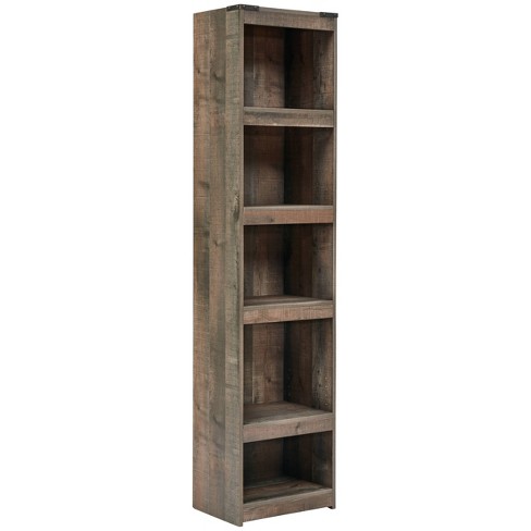 Trinell Natural Brown 4 Piece Rustic Oak Entertainment Center