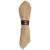 Park Designs Leather Cuff Napkin Ring Set of 4 - 2 of 4