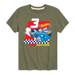 Boys' - Hot Wheels - Race Crew 3 Yrs Short Sleeve Graphic T-Shirt - 1 of 3
