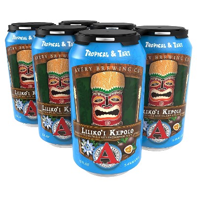 Avery Lilikoi Kepolo Belgian-Style White Ale Beer - 6pk/12 fl oz Cans