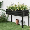 Raised Garden Bed with -Watering Reservoir - Tall Elevated Square Planter Box for Vegetables/Herbs, Heavy Duty Steel Panels & Drainage - 3 of 4