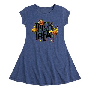 Girls' - Pokémon - Trick or Treat Fit & Flair Cap Sleeve Graphic Dress - 1 of 3