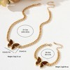 Anna-Kaci Women's Butterfly Necklace and Bracelet Set - 4 of 4