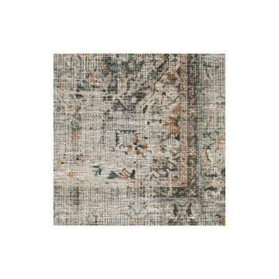 Sage and Taupe Synthetic Washable 6' x 9' Area Rug
